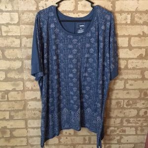 Sonoma plus shark bite tee sz 1 to 2x